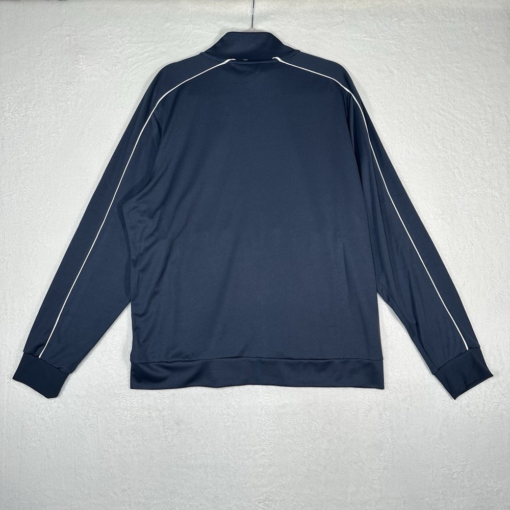 NWT Tek Gear Tracksuit Mens L Navy Blue Track Jacket Joggers Set Breathable - Picture 8 of 14